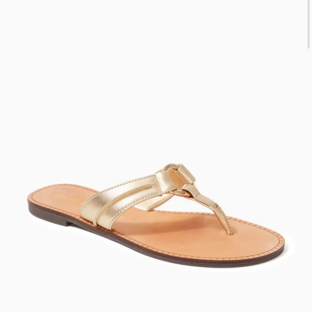 Lily Pulitzer McKim Sandal in Gold